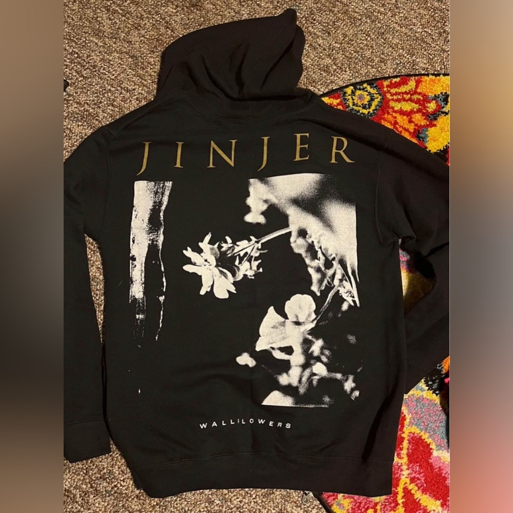 Jinjer Tatianna hoodie signed poster and cut tank top Sz small